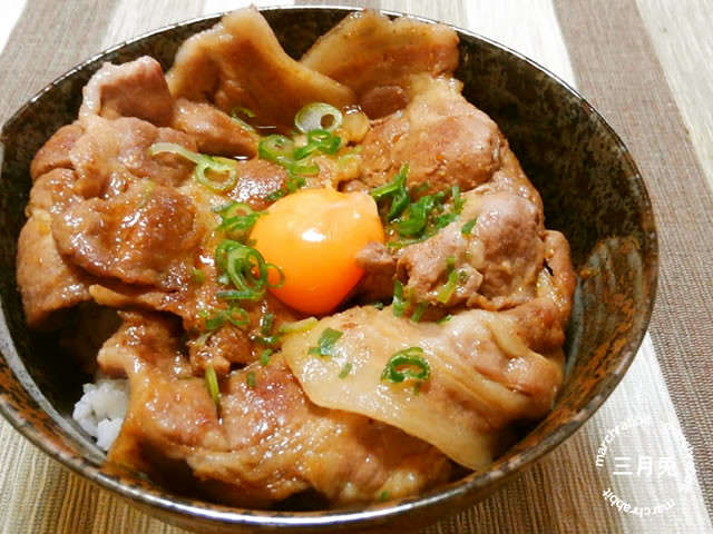 簡単即席10分!十勝帯広風豚丼♪